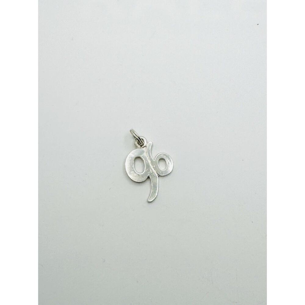 Vintage 925 Sterling Silver 96 Birthday Necklace Pendant Charm G1